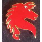 RED HORSE Horsehead Lapel Pin